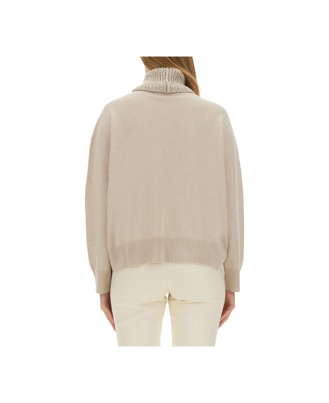 Fabiana Filippi Wool Sweater - Greige