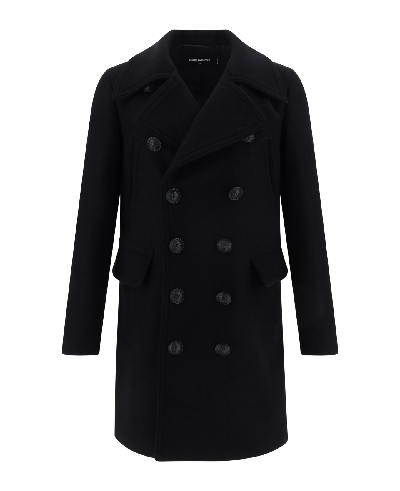 Dsquared2 Double Breasted Long-sleeved Coat - 900