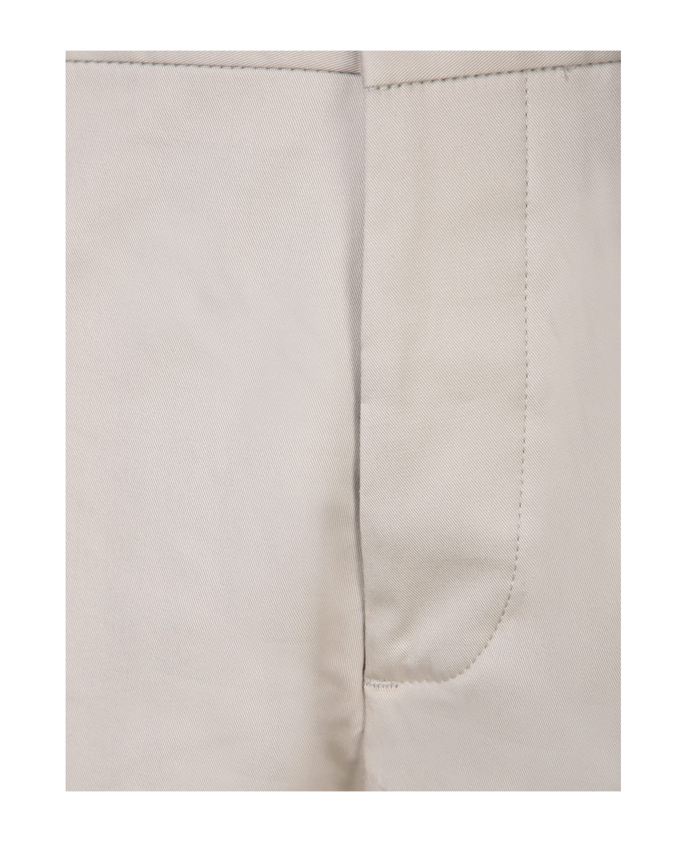 Nine in the Morning Elegant Gabardine Trousers In Beige - Beige
