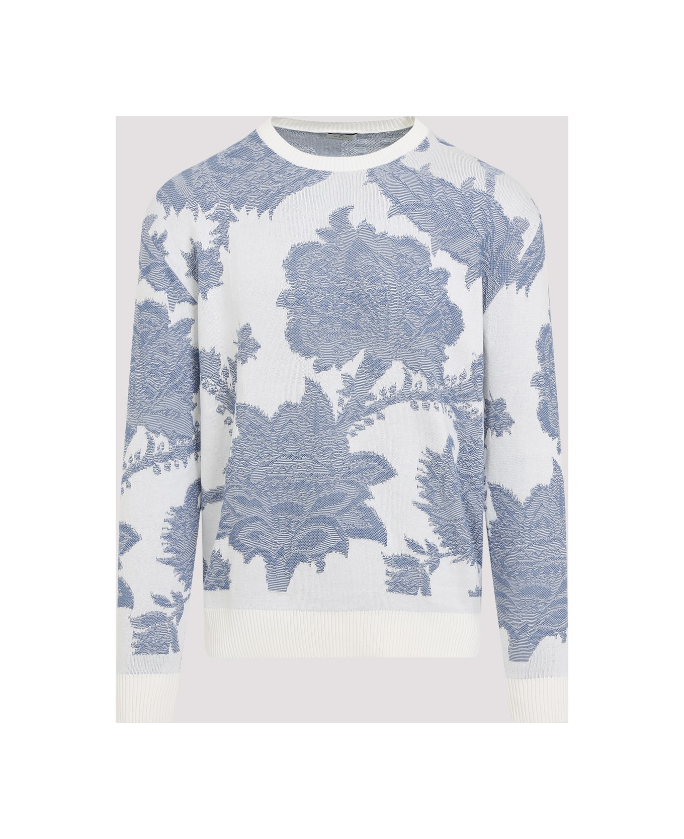 Etro Embroidered Cotton Sweater - S8478
