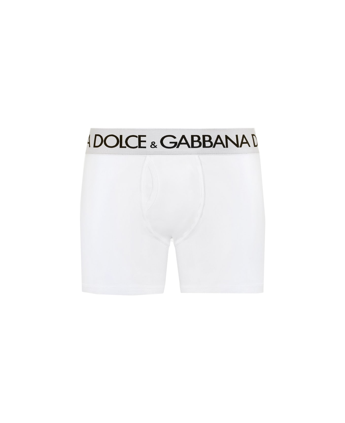 Dolce & Gabbana Boxers With Logo - WHITE