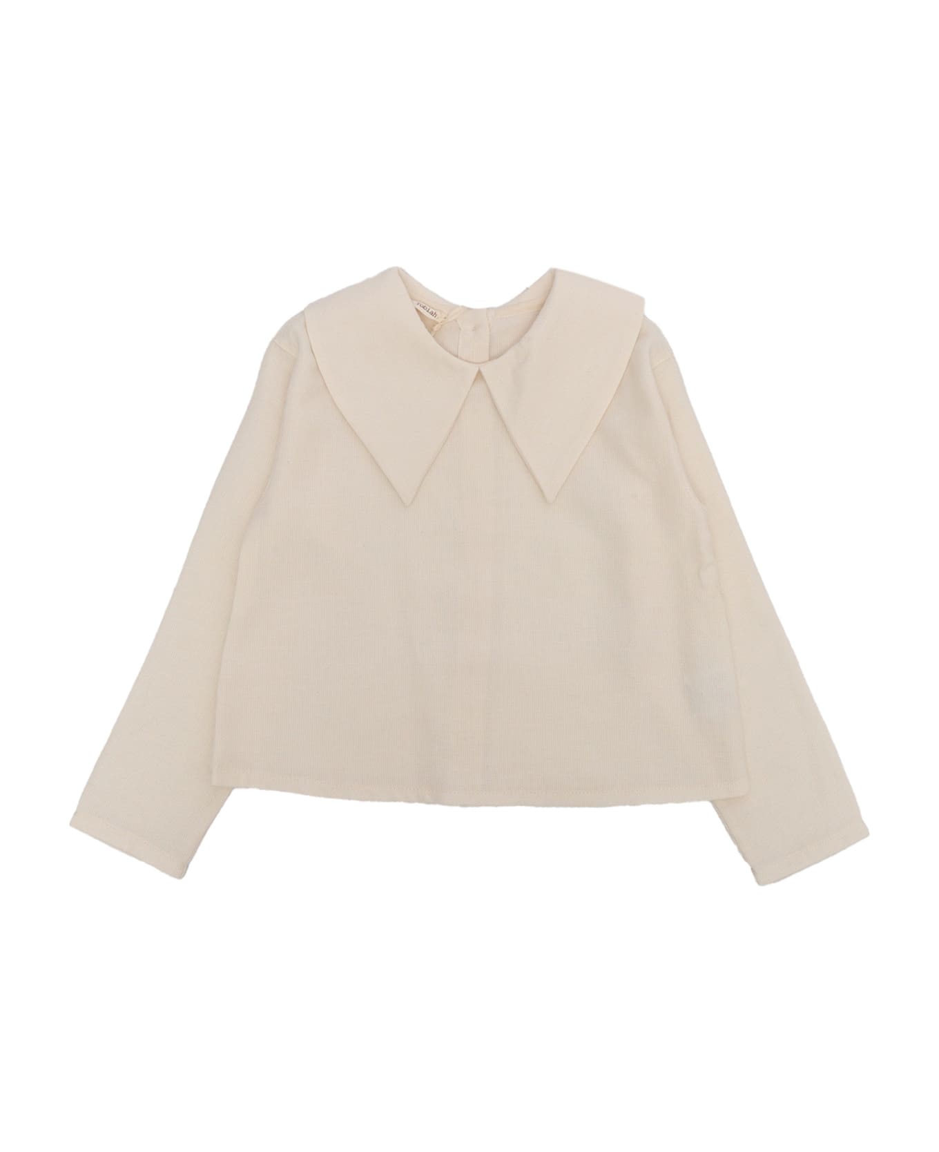 Zhoe & Tobiah Pointed Collar Blouse - CREAM トップス