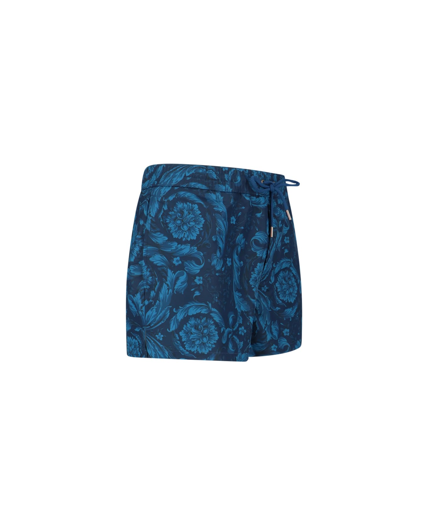 Versace 'barocco' Swim Shorts - Blue