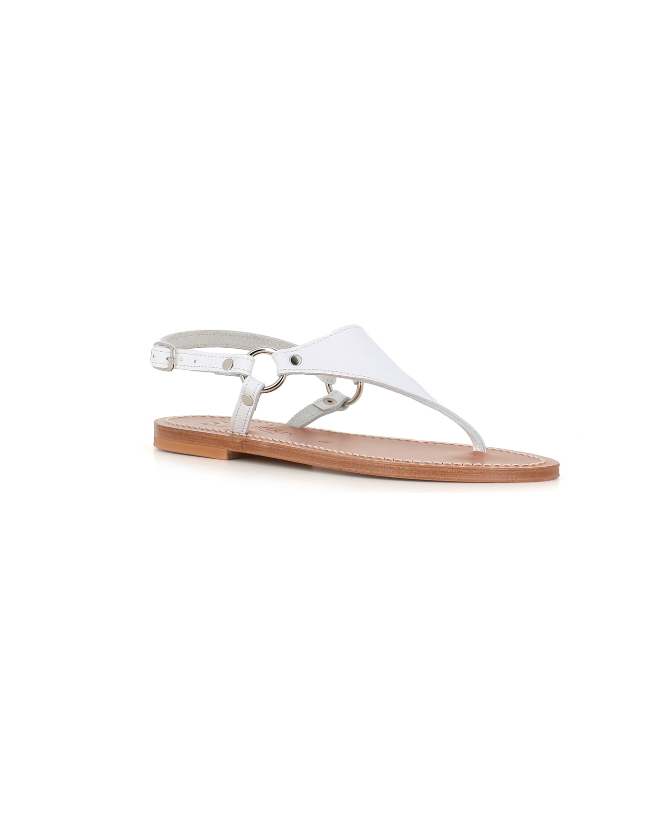 K.Jacques Flip-flop Dionysos Flat - Bianca 