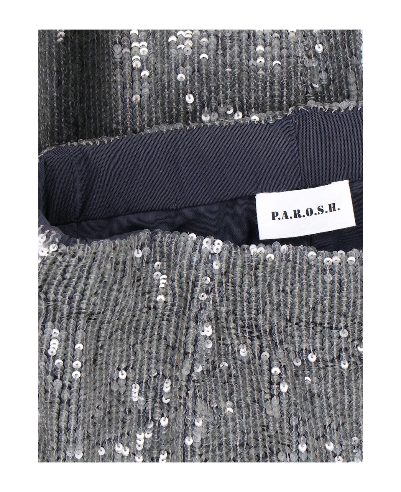 Parosh Sequin Pants - CHARCOAL