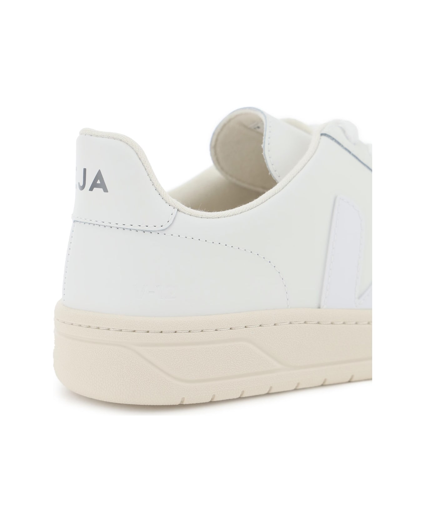 Veja V-12 Leather Sneaker - EXTRA WHITE (White) スニーカー