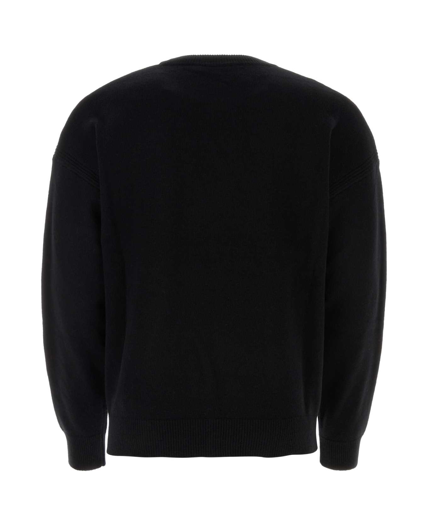 Maison Kitsuné Black Wool Sweater - BLACK