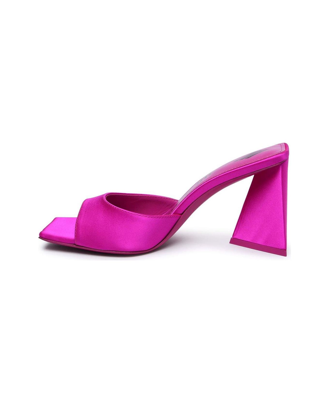 The Attico Squared-toe Heeled Sandals - Fuchsia サンダル