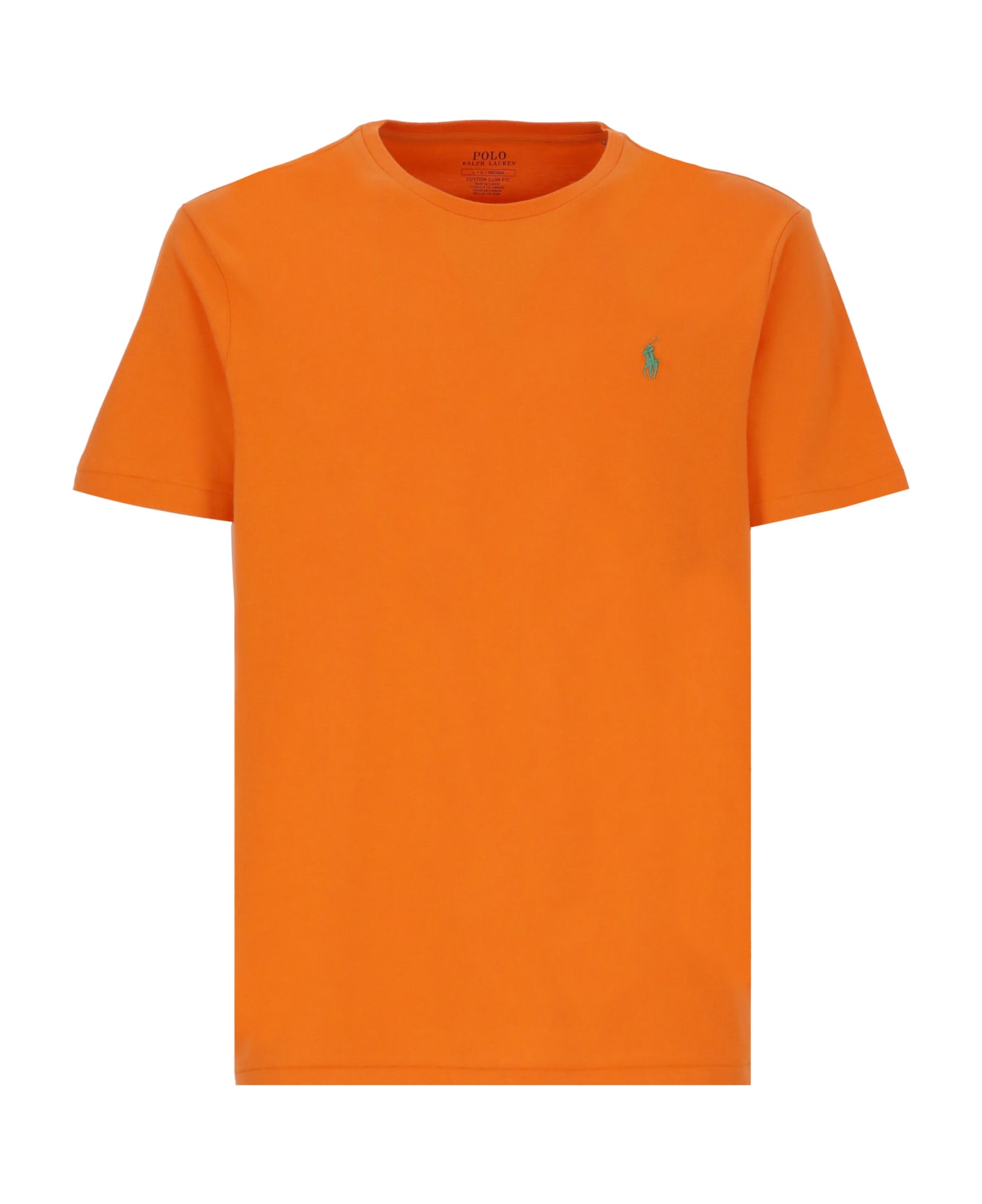 Ralph Lauren T-shirt With Pony - Orange