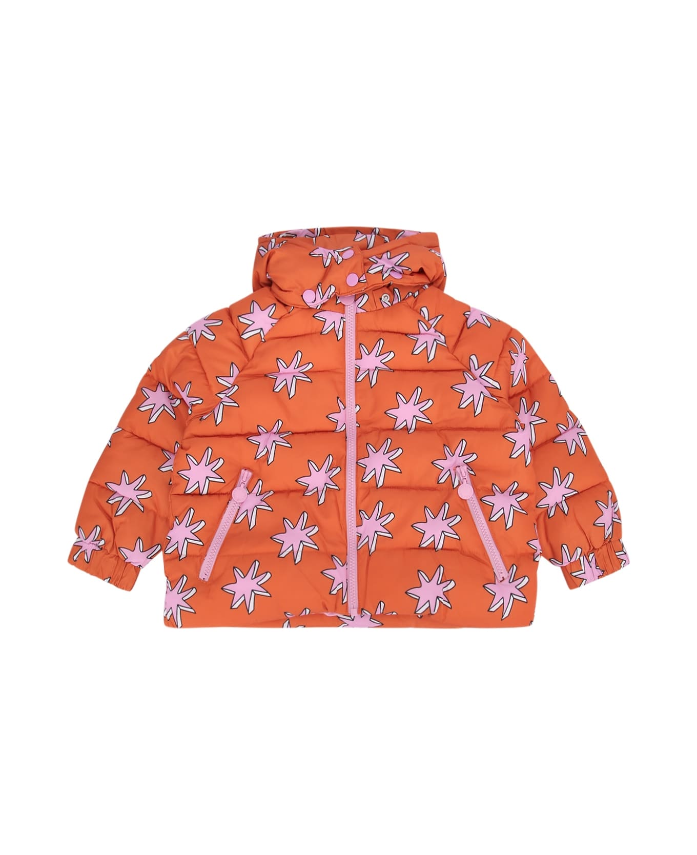 Stella McCartney Kids Puffer - ARANCIOMULTICOLOR