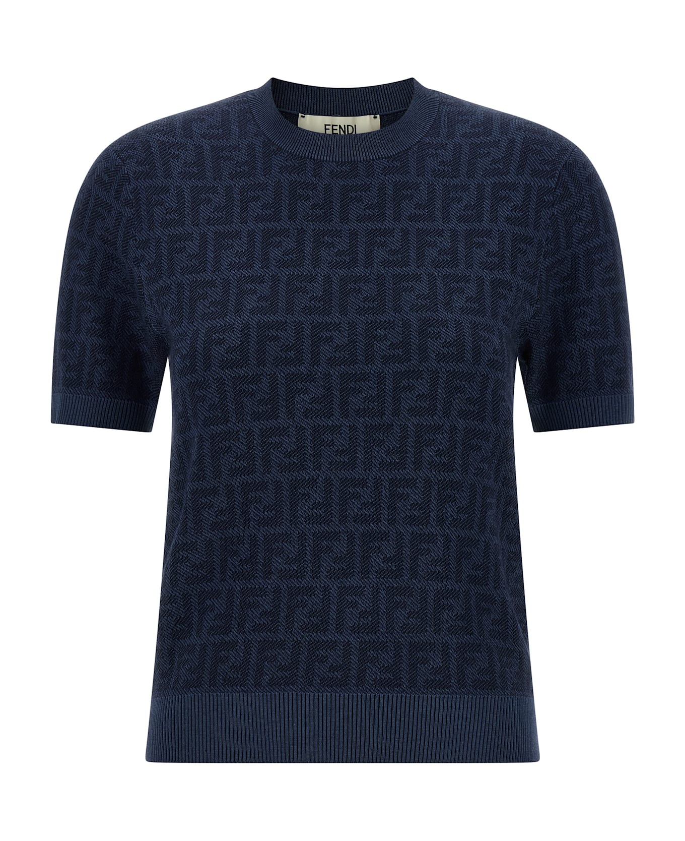Fendi Jacquard Sweater - Blue