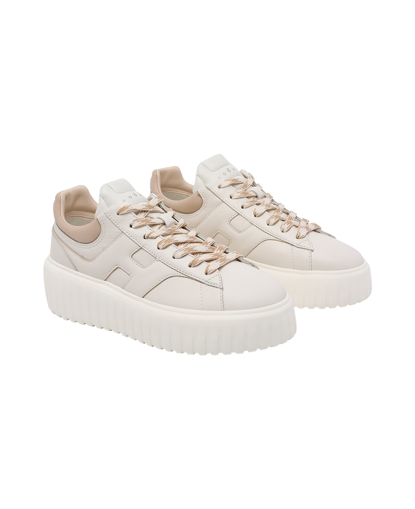 Hogan H-stripes Sneakers - Beige