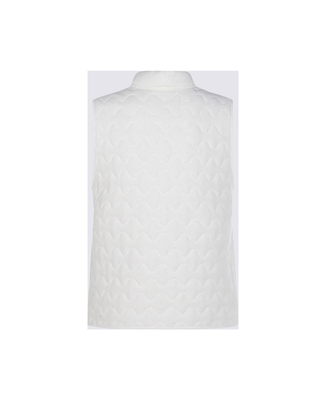 Fabiana Filippi White Down Jacket - White