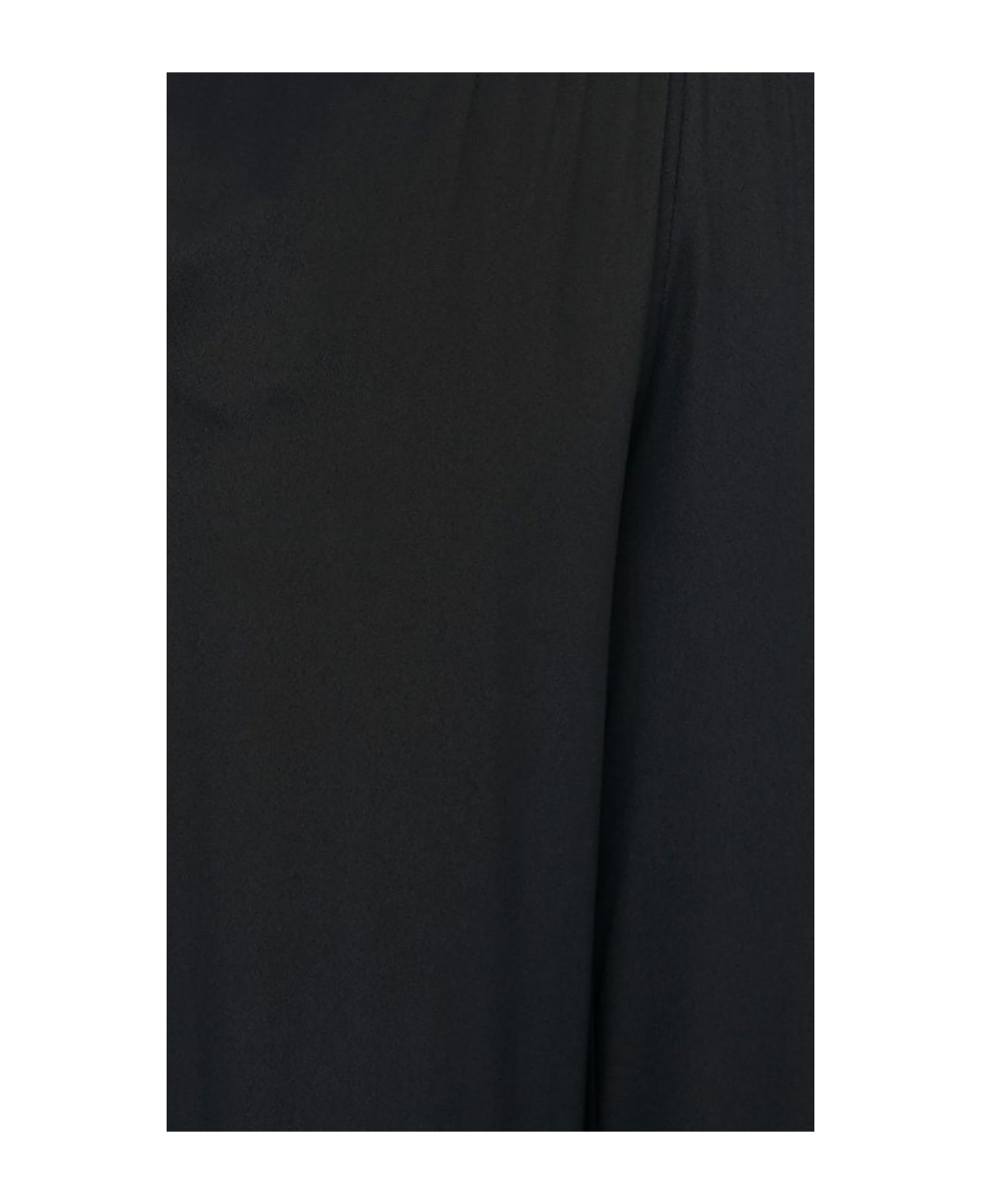 Federica Tosi Black Silk Blend Trousers - Nero