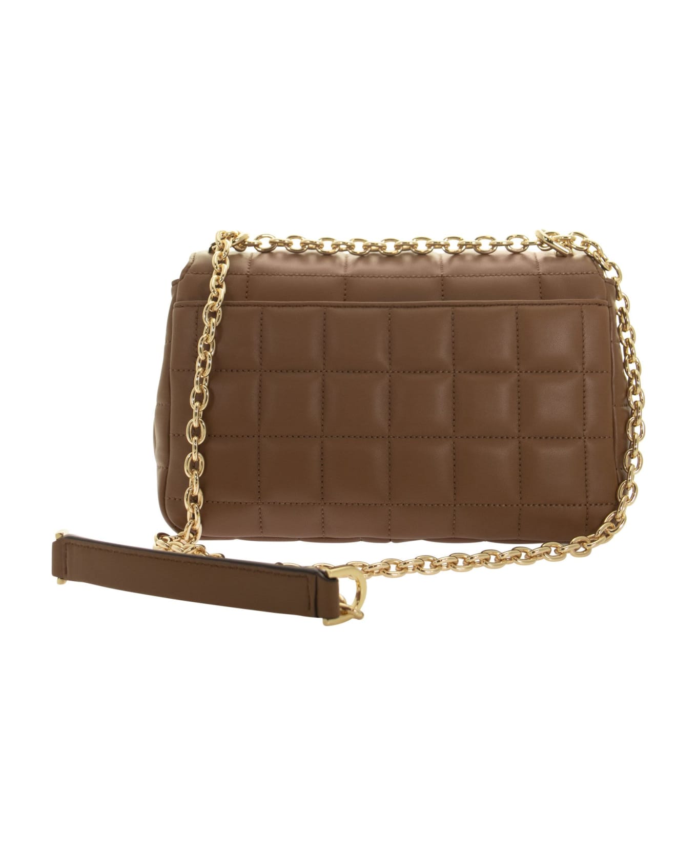 Michael Kors Soho - Quilted Leather Shoulder Bag - Brown ショルダーバッグ
