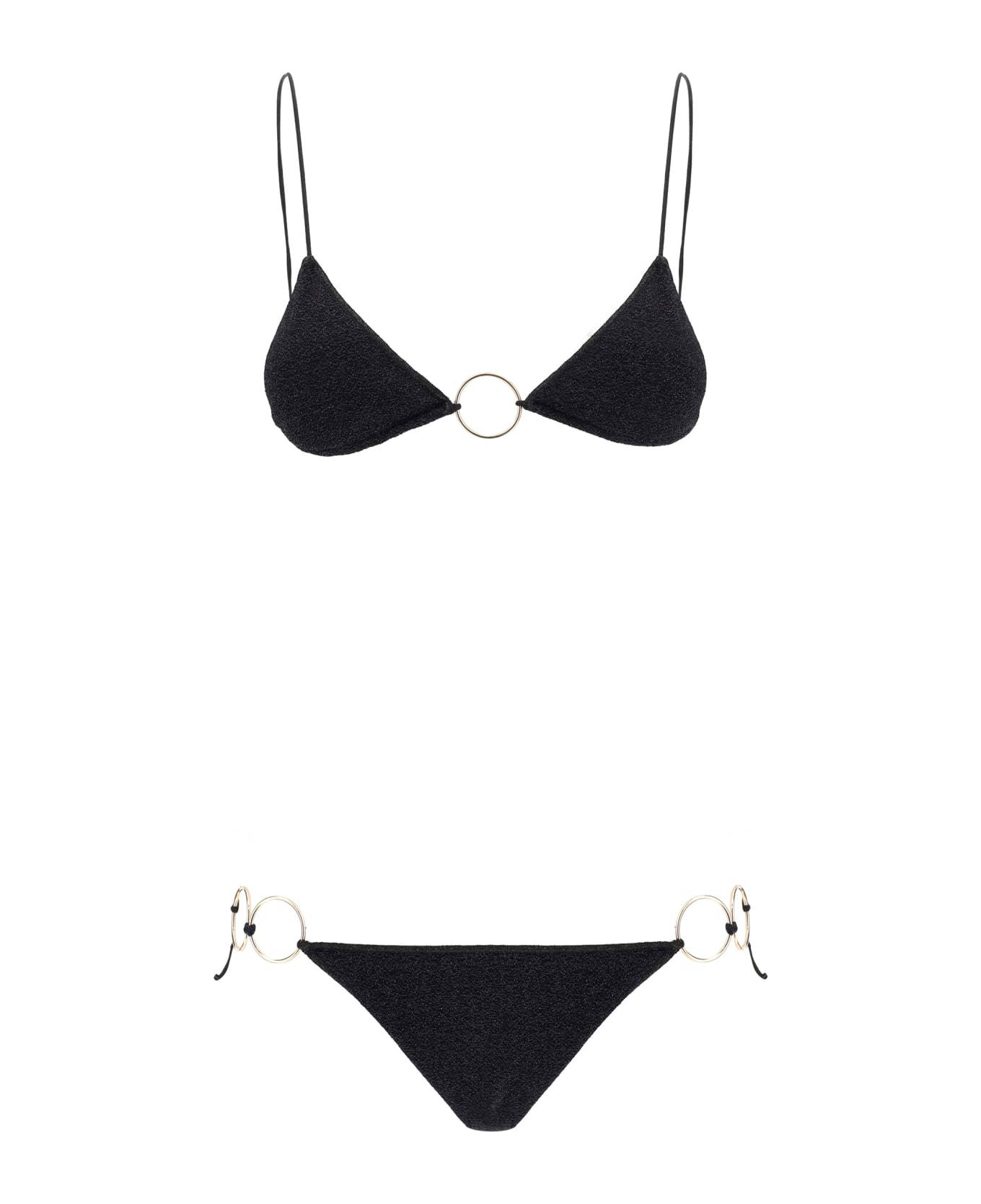 Oseree Lumiere Ring Swimsuit - Black 水着