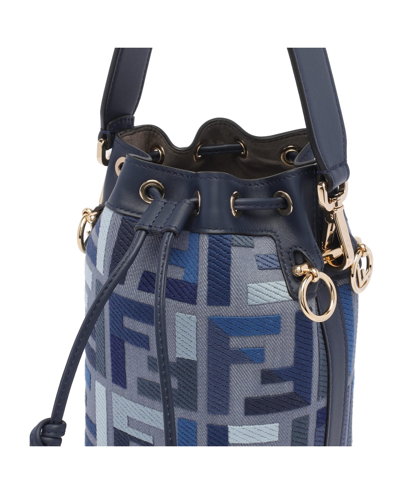 【関税&送料込】Fendi Embroidered Denim Mon Tresor Bucket Ba Fendi Embroidered Denim Mon Tresor Bucket Bag | italist