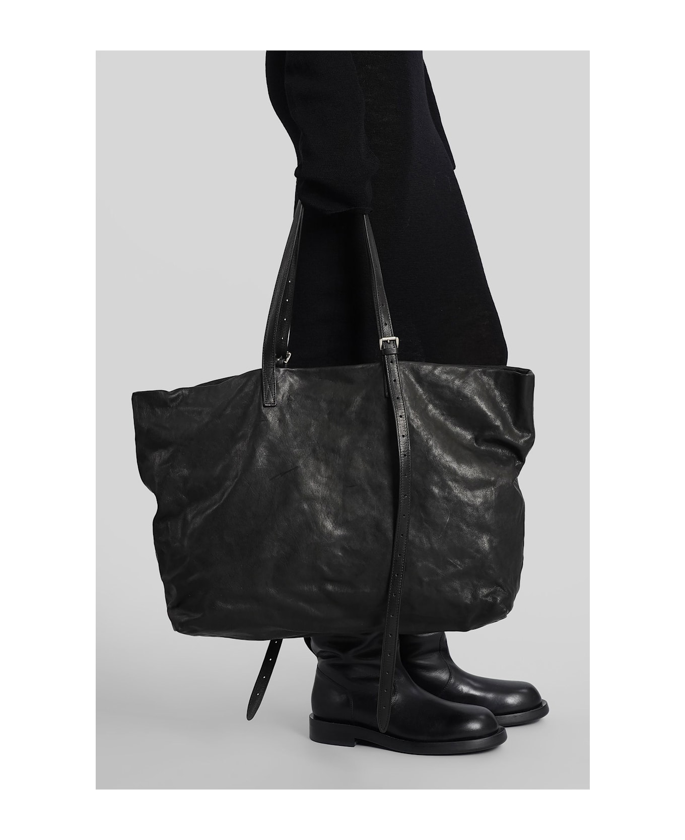 Ann Demeulemeester Bes Tote In Black Leather | italist, ALWAYS