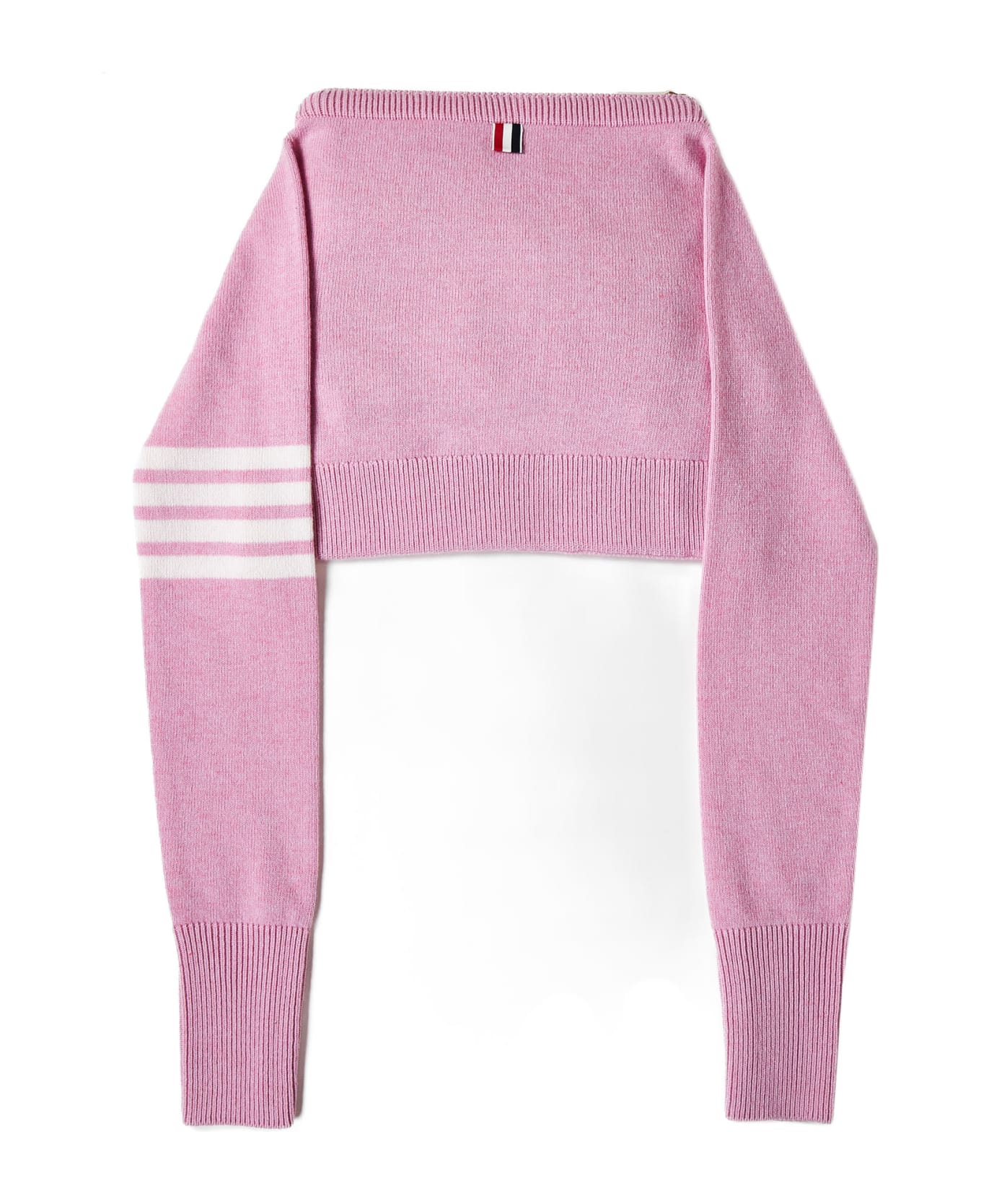 Thom Browne Sweater Bag In Jersey Stitch Ls Crewn - Pink ショルダーバッグ