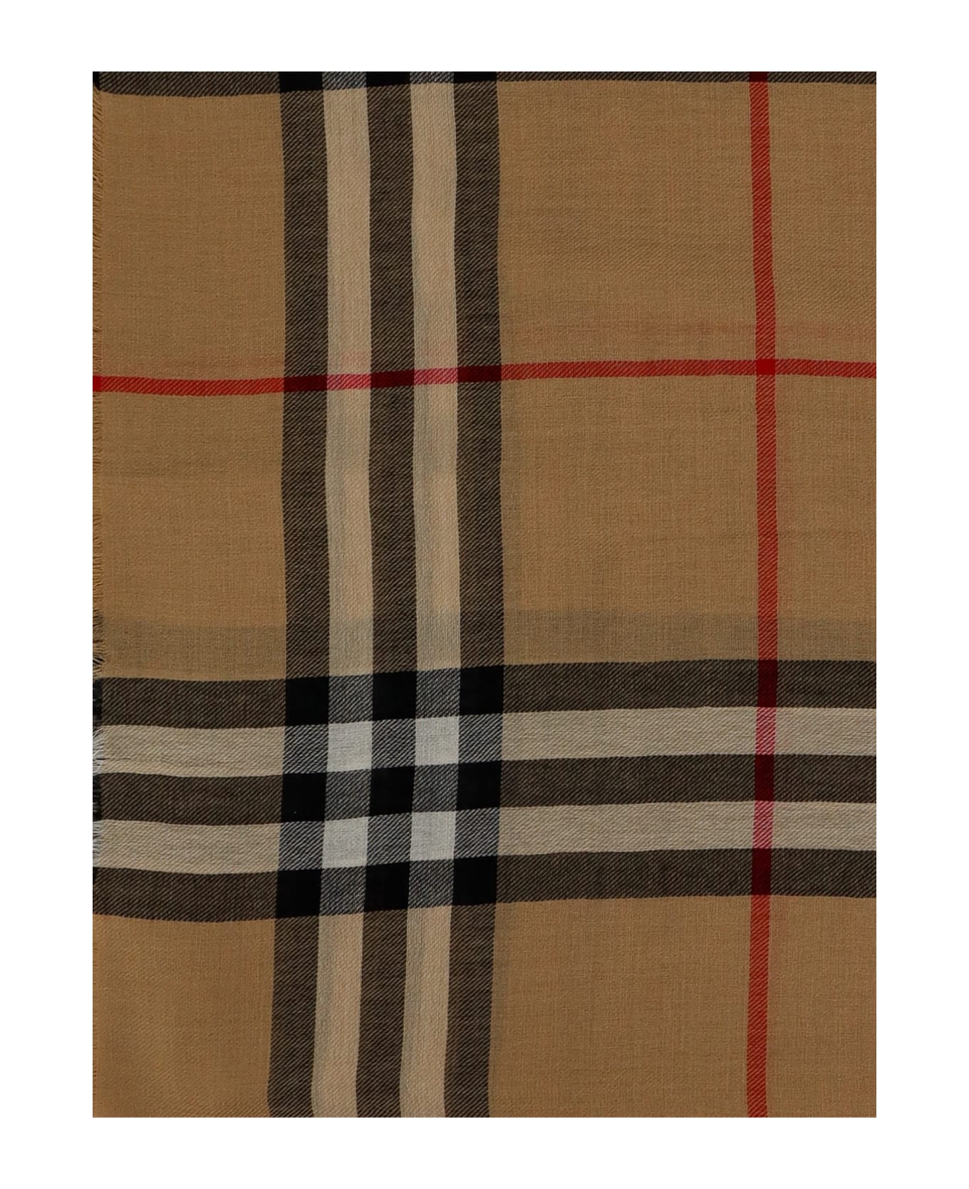 Burberry Check Pattern Scarf - Multicolor