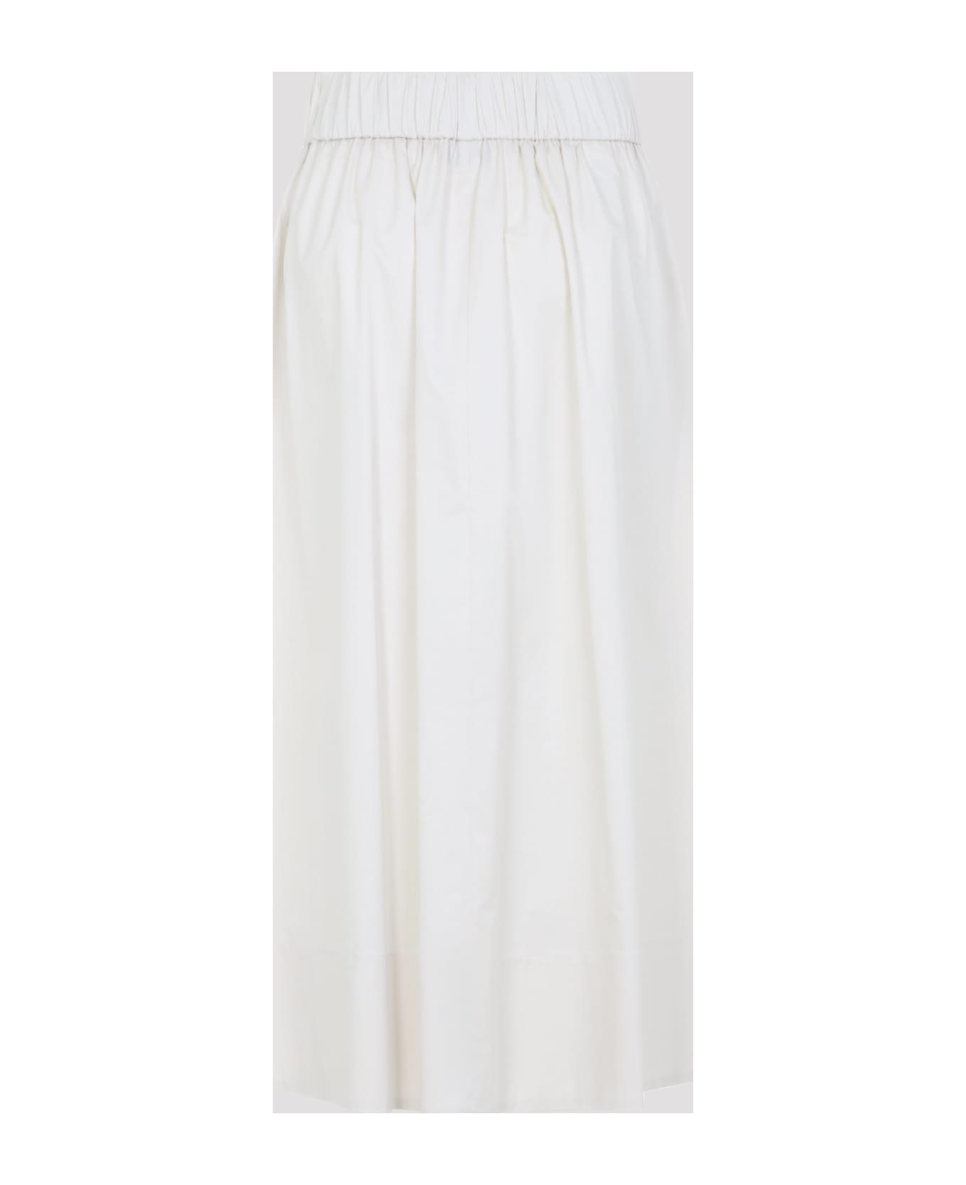 Peserico Cotton Midi Skirt - Beige Betulla