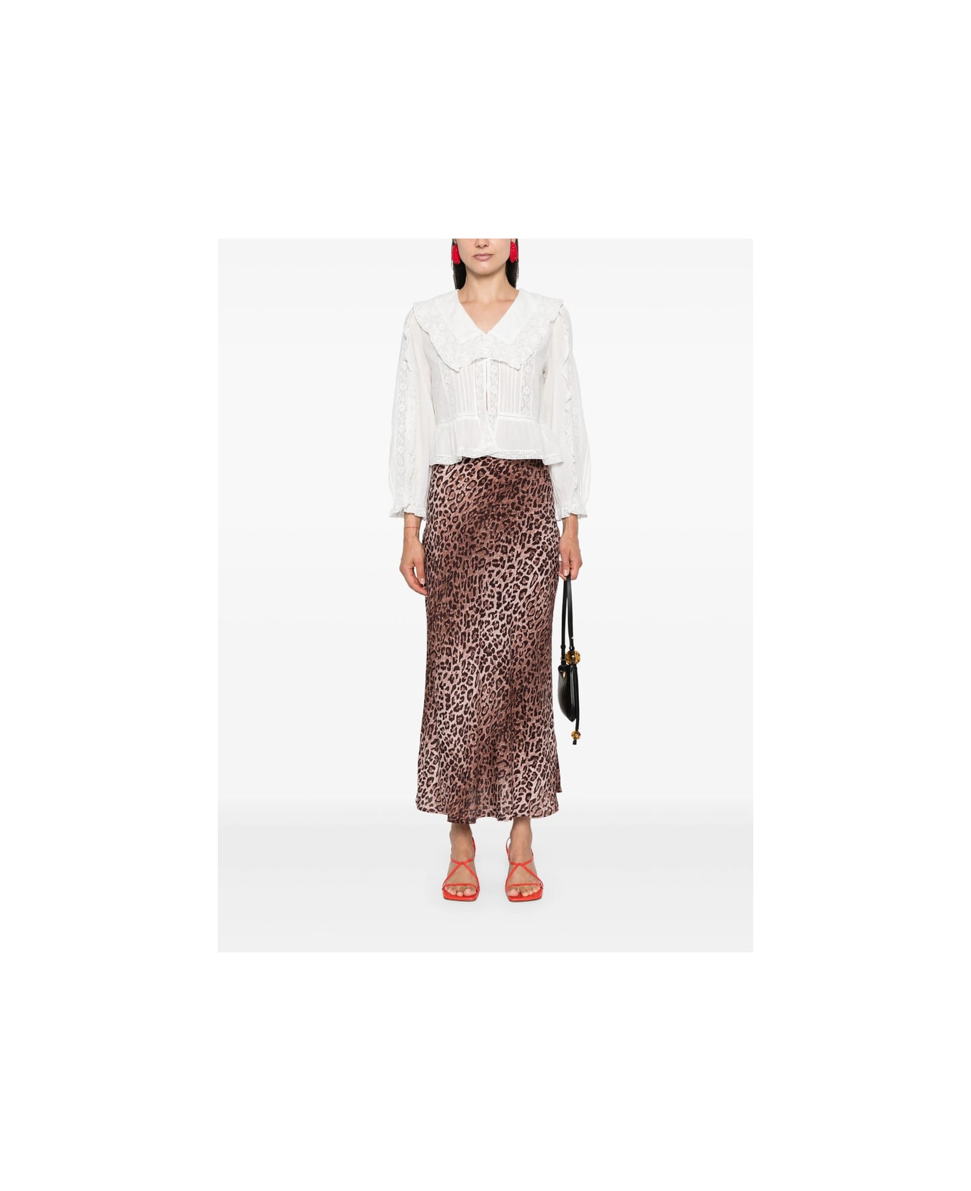 RIXO Skirt - BROWN