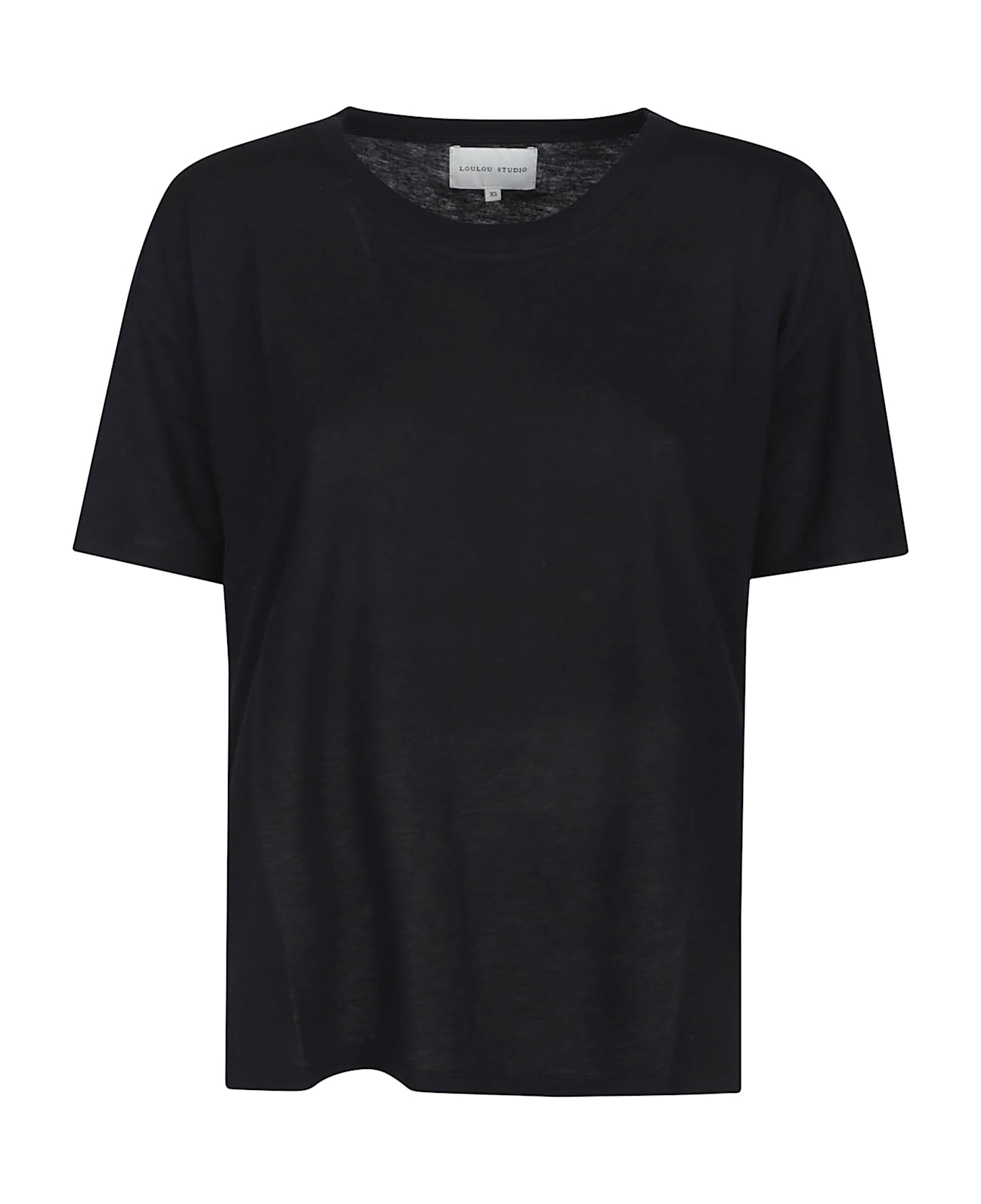 Loulou Studio Ezra Short Sleeved T-shirt - Black