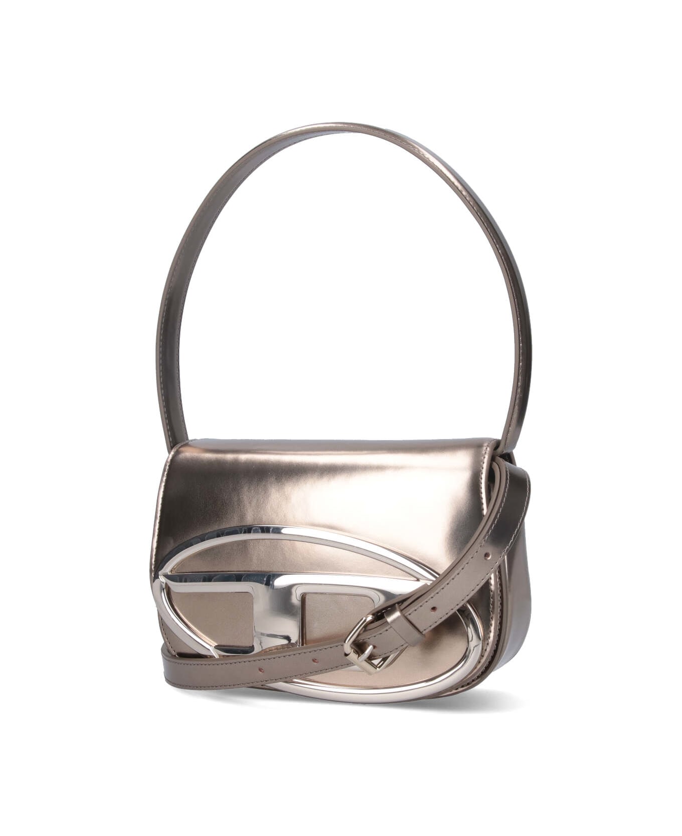 Diesel 1dr Leather Bag - GOLD