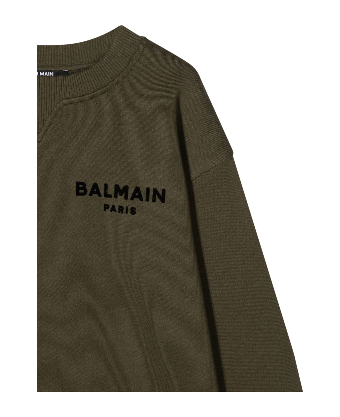 Balmain Logo Sweatshirt - VERDE