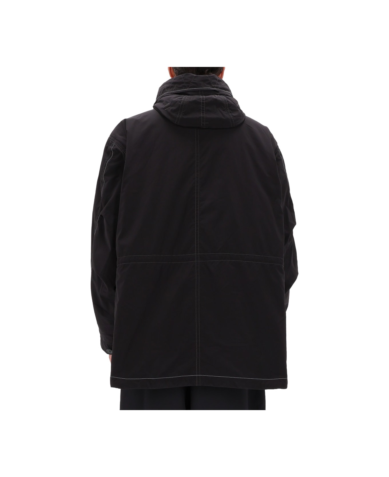 And Wander "fishtail Octa" Jacket - BLACK