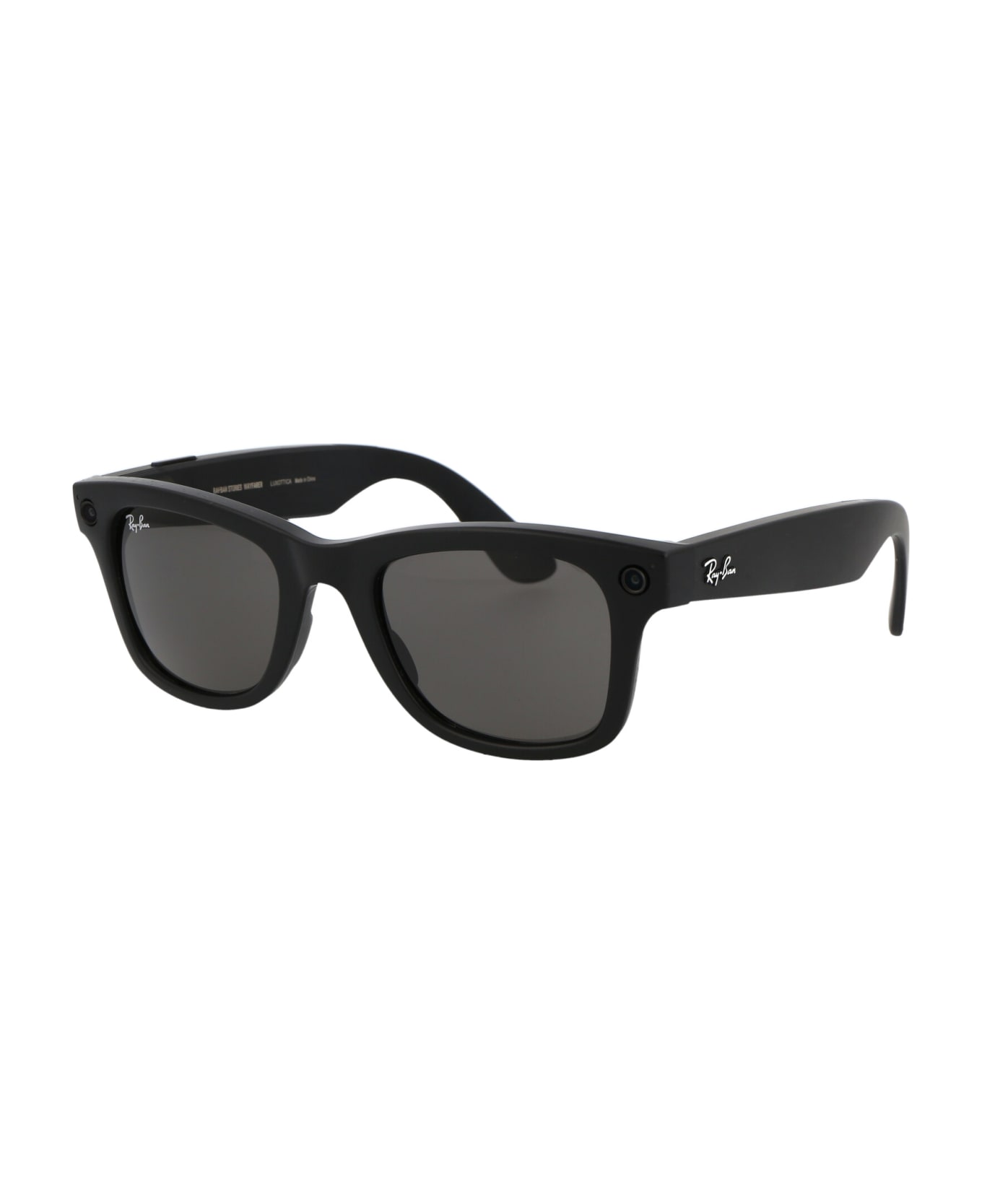 Ray-Ban Stories Wayfarer Sunglasses - 601S87 MATTE BLACK