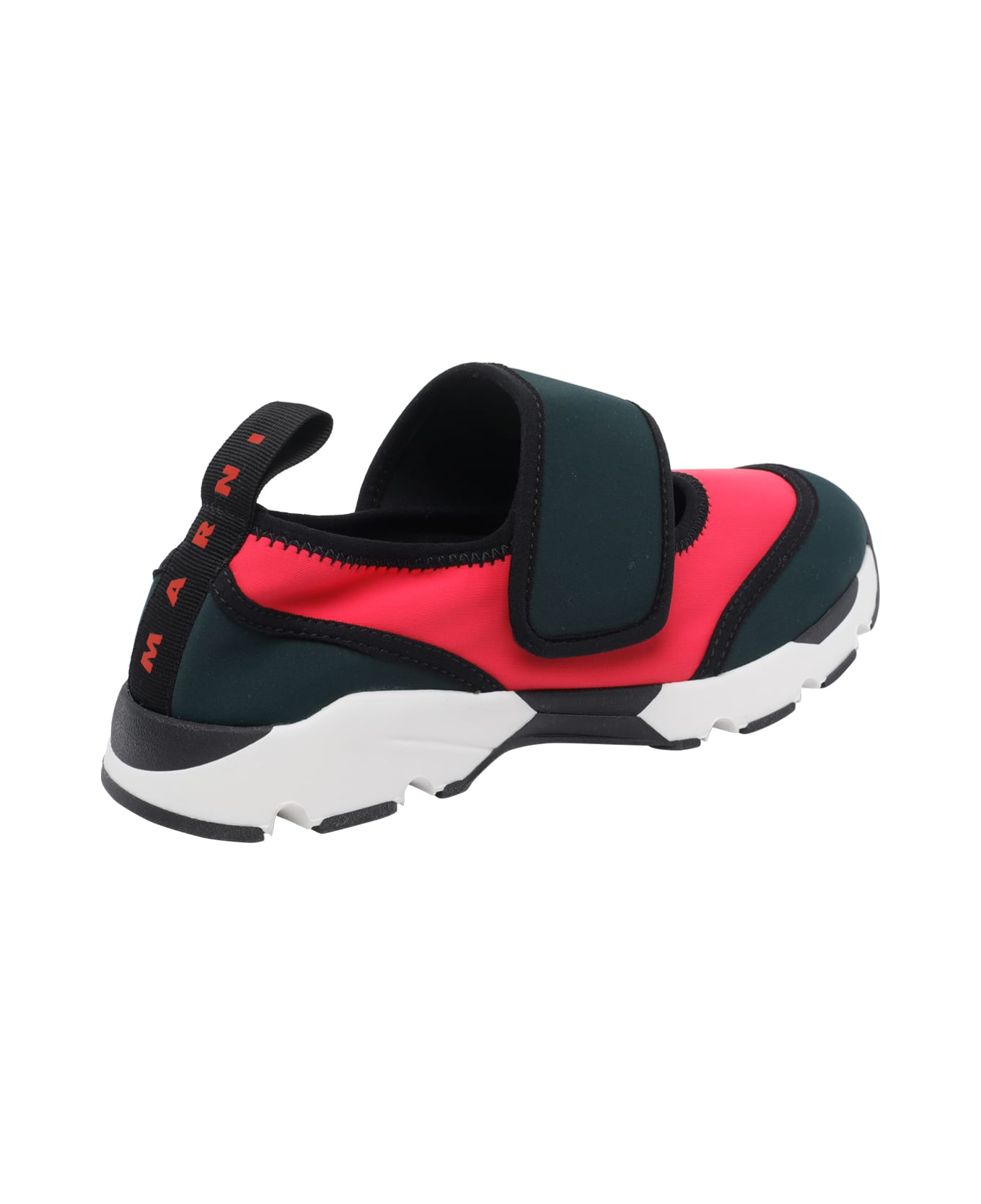 Marni Lycra Mary Jane Running Sneakers - Red