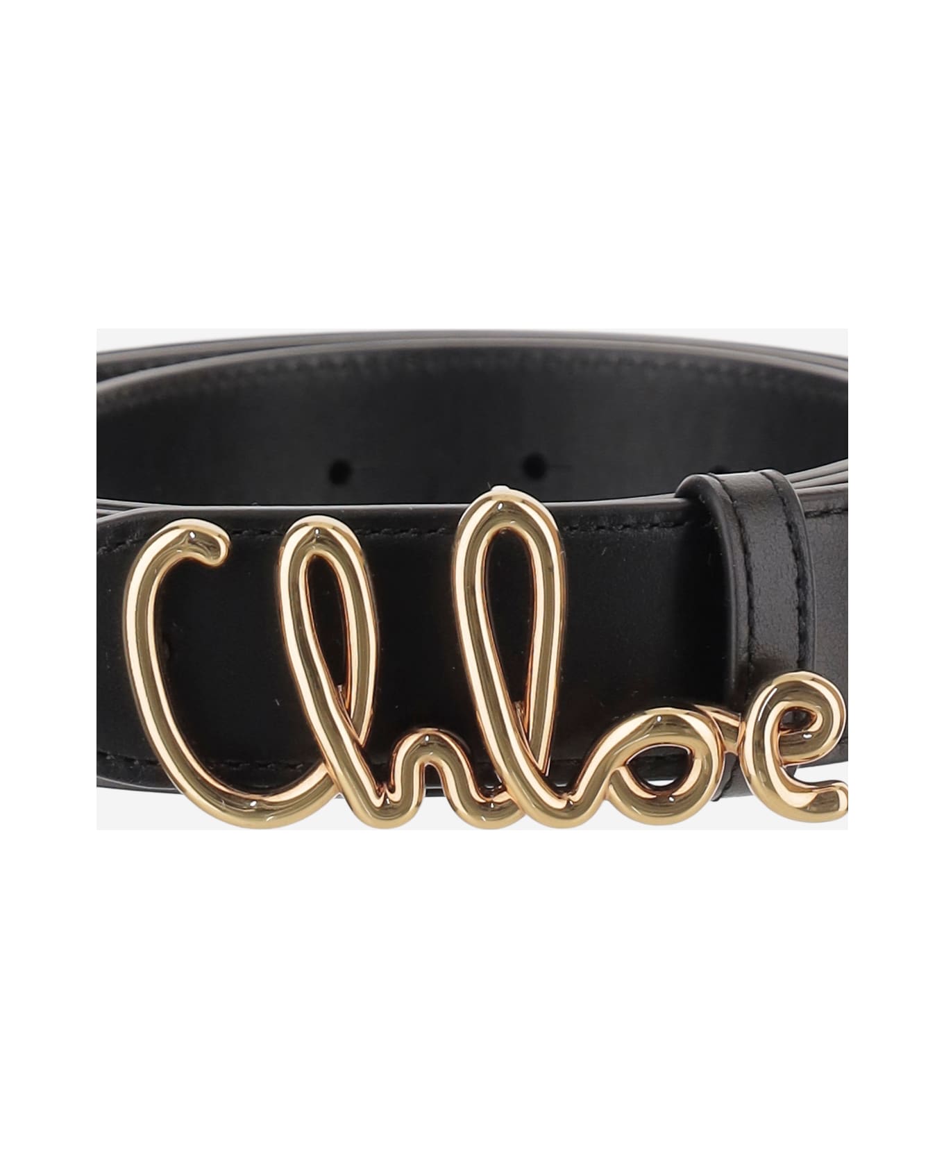 Chloé Iconic Leather Belt - Black