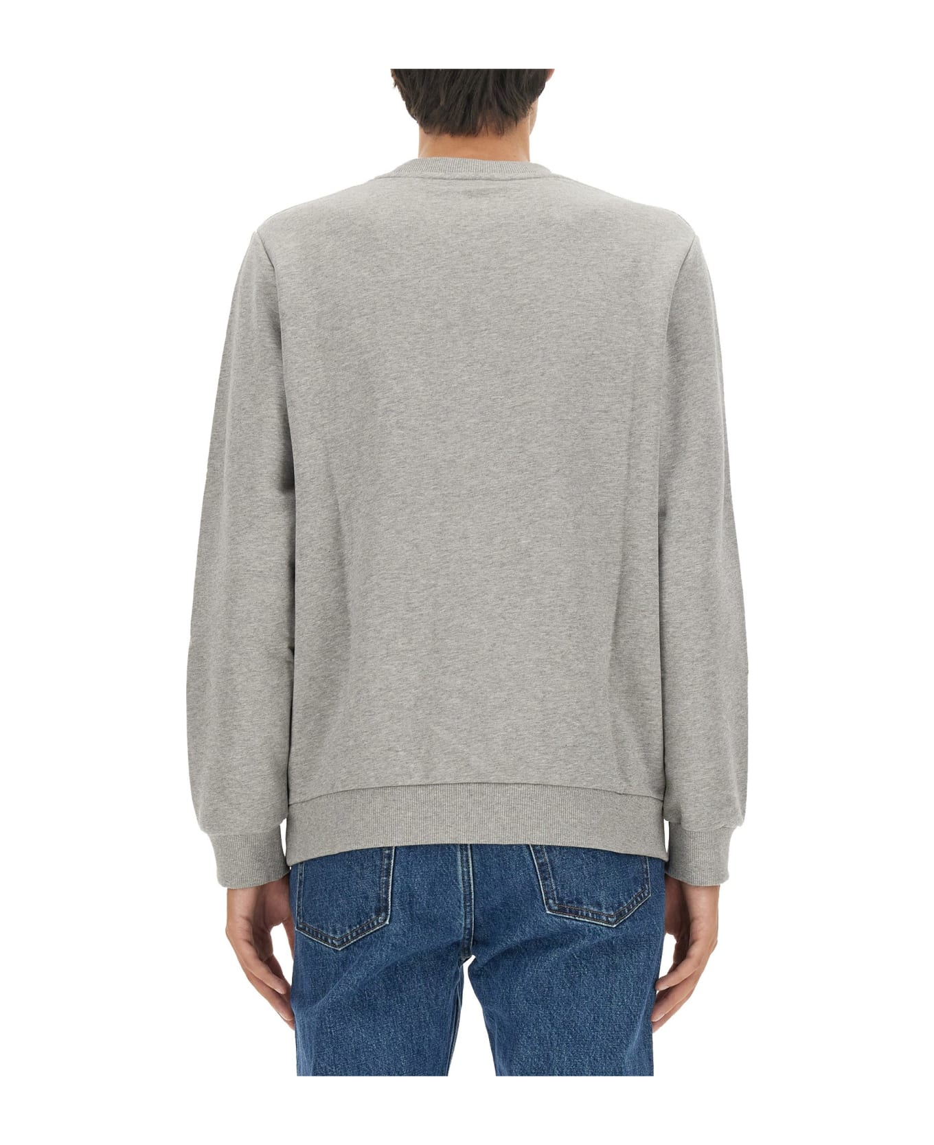 A.P.C. Sweatshirt With Logo - GRIGIO