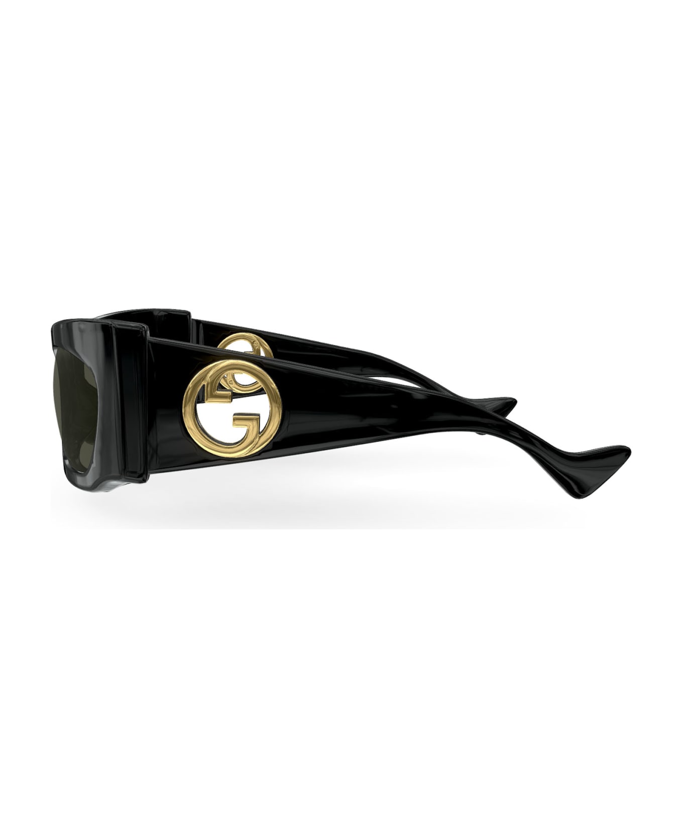 Gucci Eyewear GG1412S Sunglasses - Black Black Grey サングラス