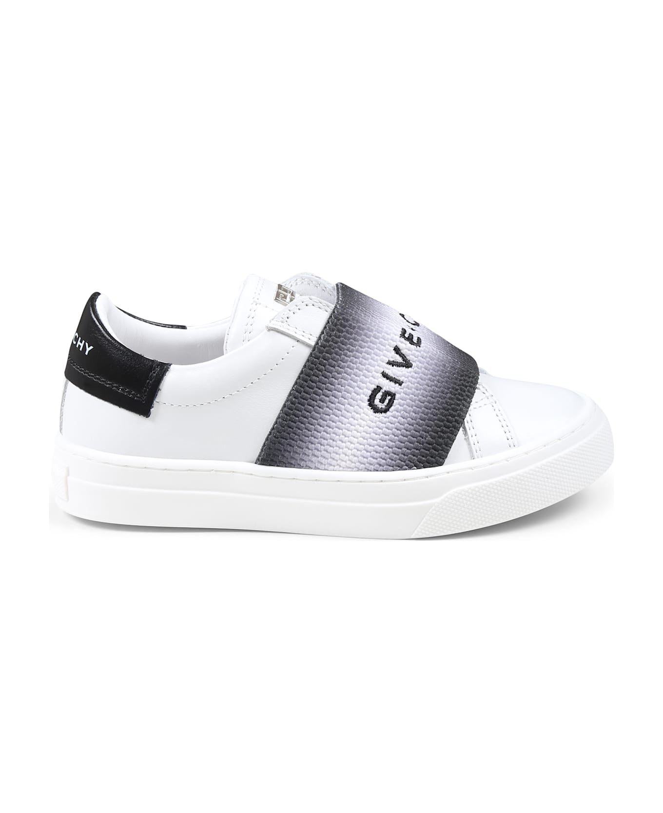 Givenchy White Sneakers For Kids With Logo - White