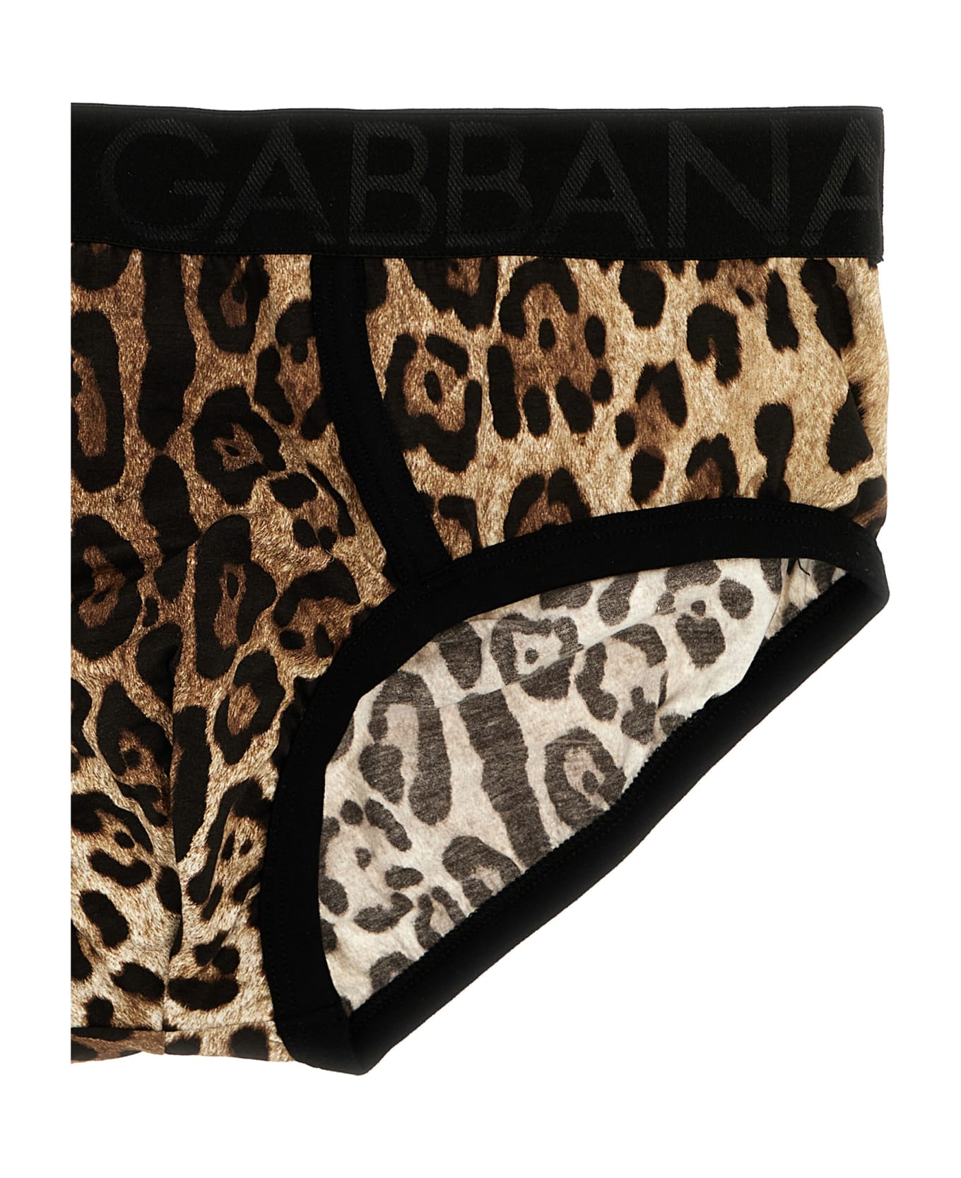 Dolce & Gabbana Animal Print Boxers - Multicolor