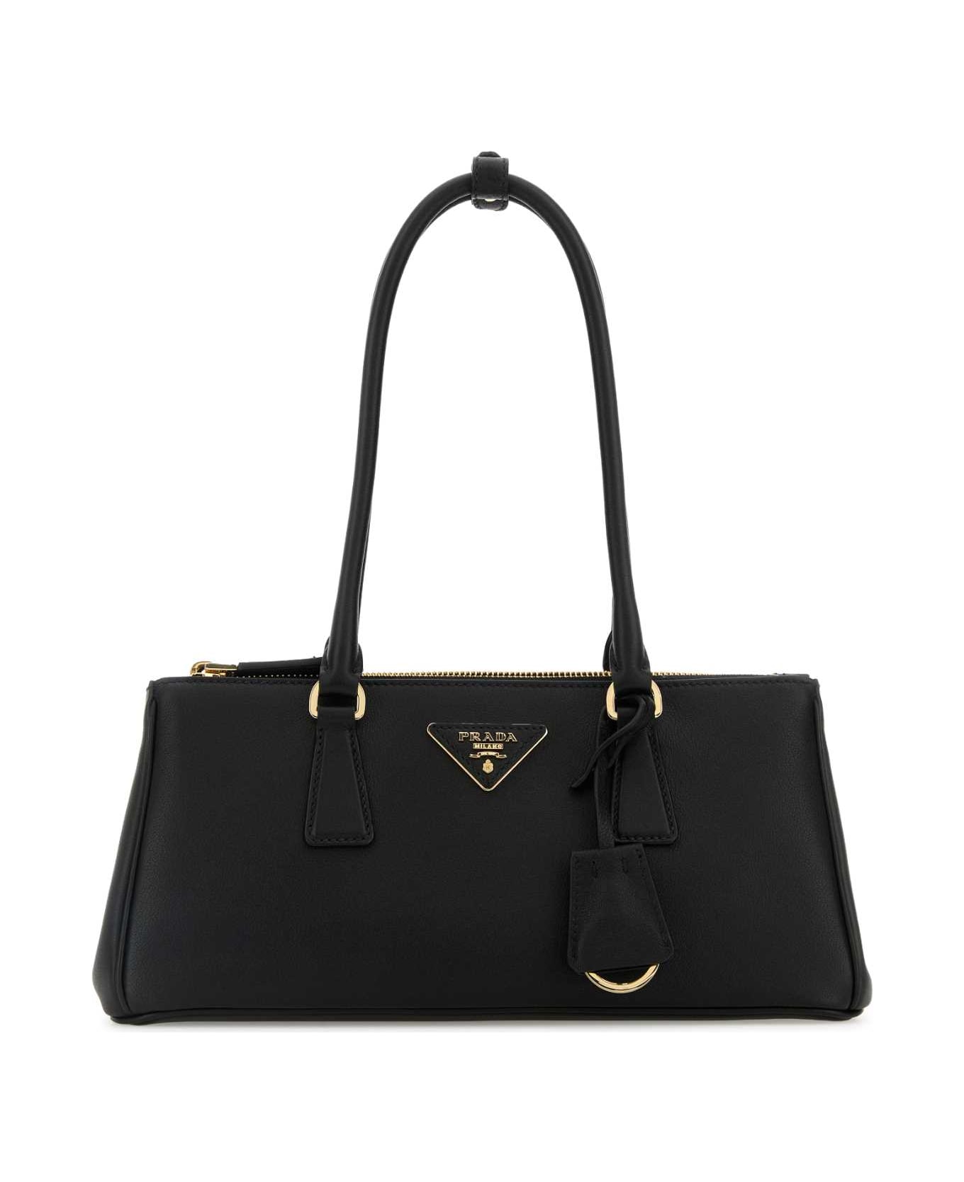 Prada Black Leather Shoulder Bag - NERO