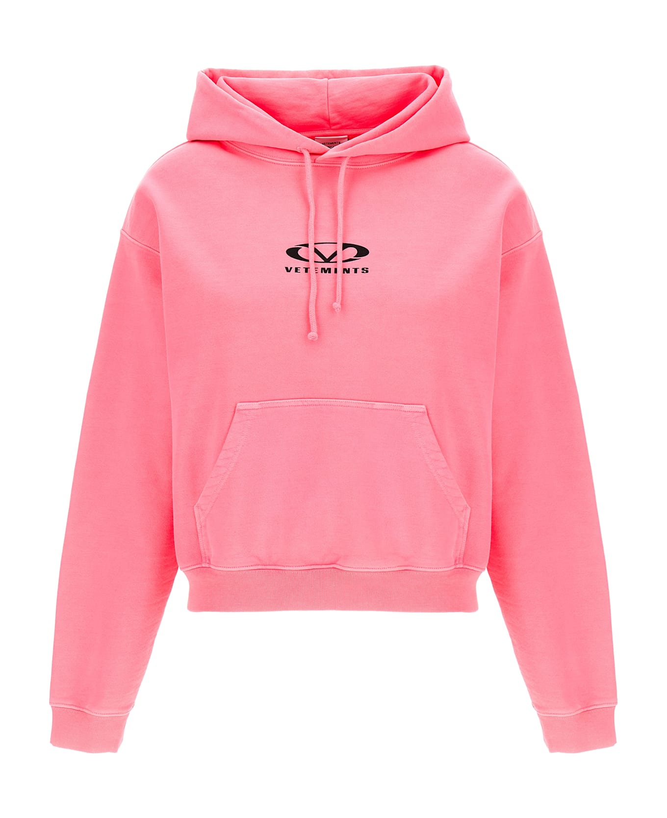 VETEMENTS 
oval Logo
 Hoodie - Pink