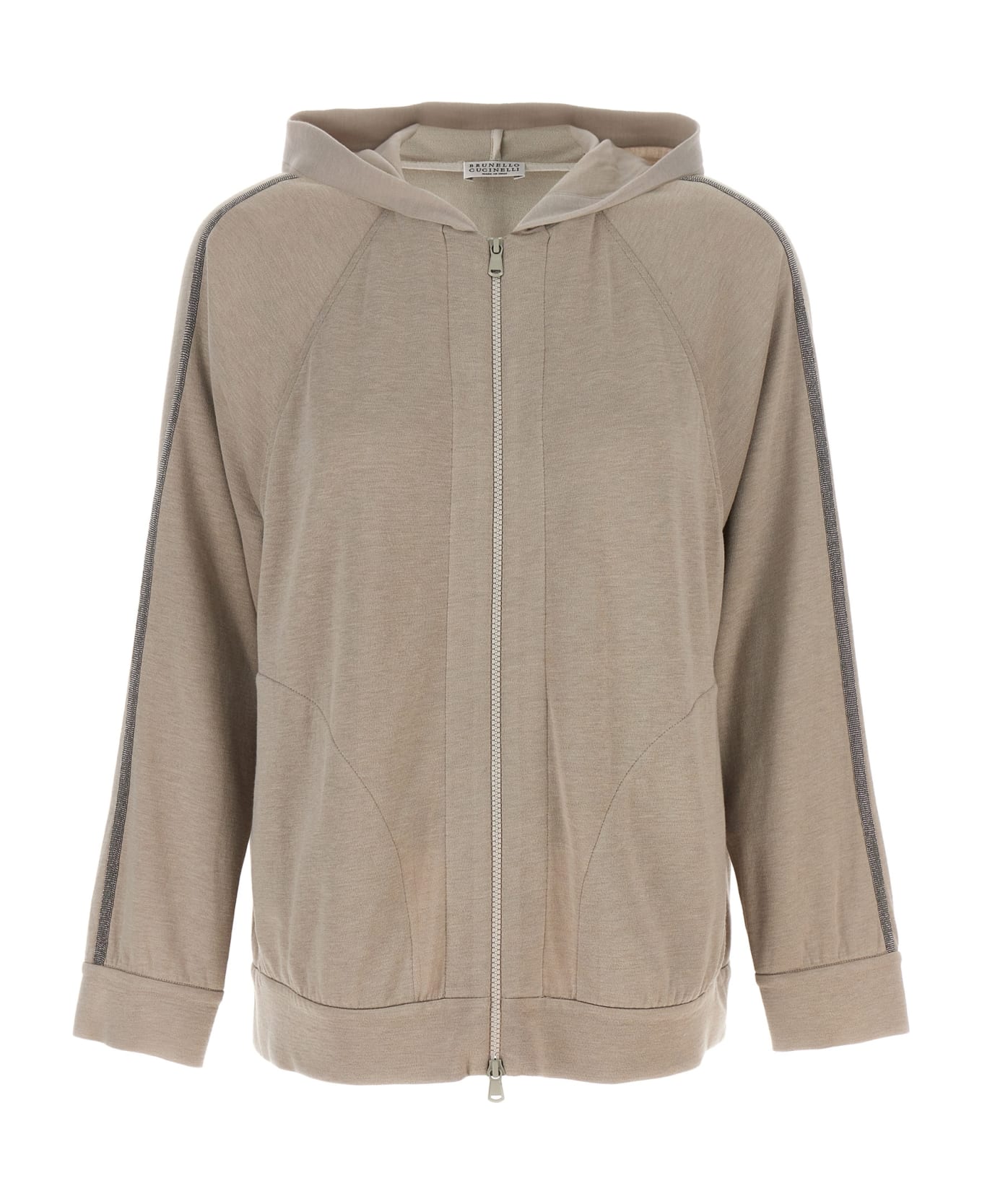 Brunello Cucinelli 
monile
 Sweatshirt - Beige