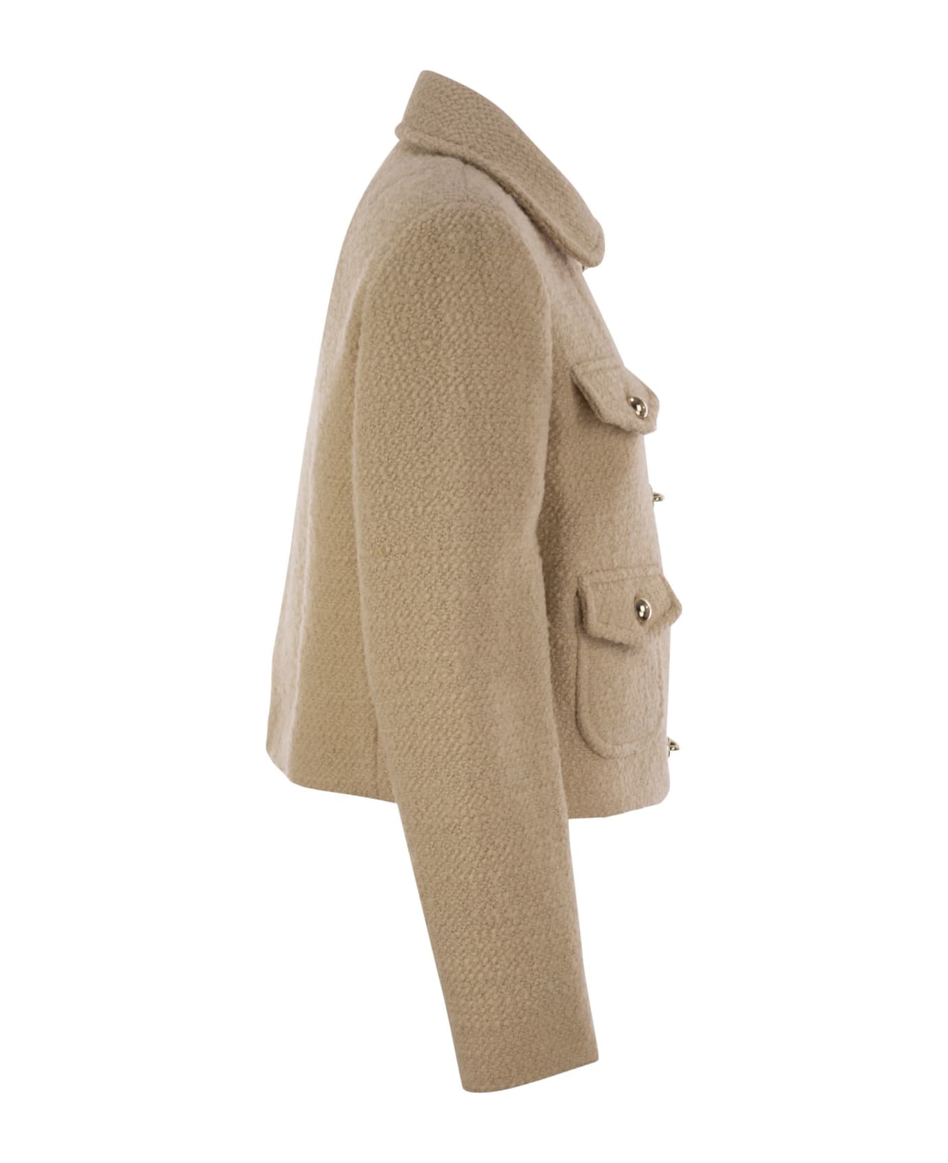 ジャケット Fay FW24 3-hook wool jacket (NGW73494510 B999) Fay 3-hook Wool Jacket | italist