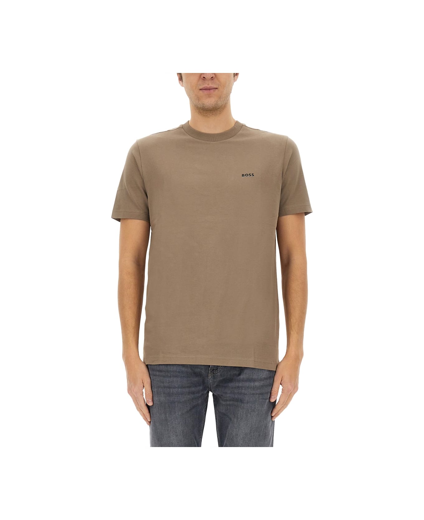 Hugo Boss T-shirt With Logo - Green