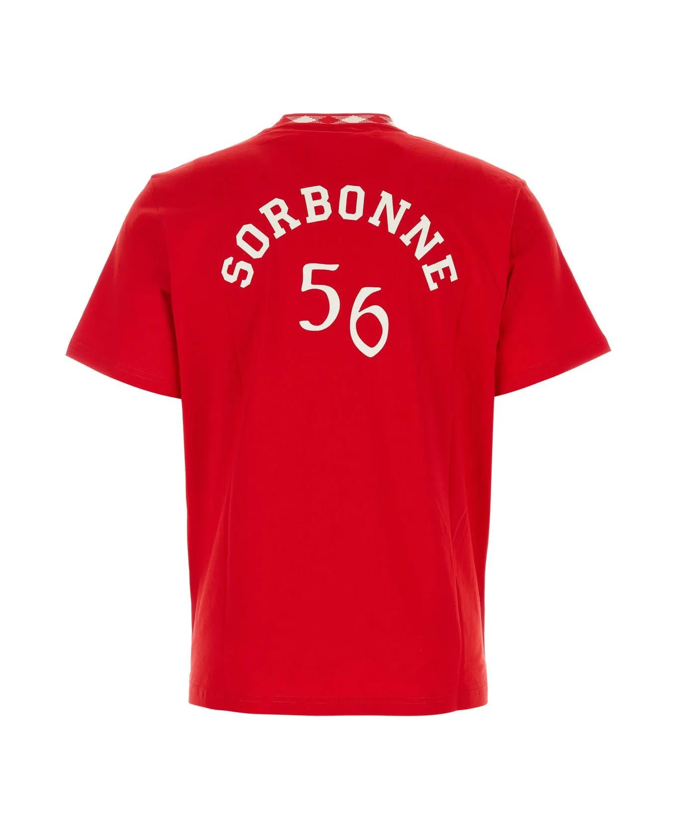 Wales Bonner Red Cotton Sorbonne 56 Oversize T-shirt - Red