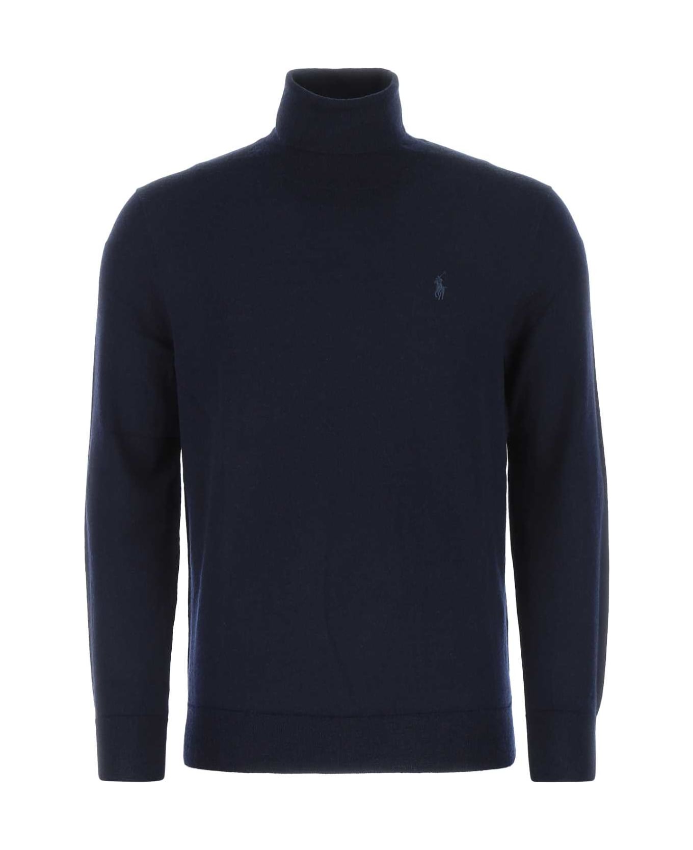 Polo Ralph Lauren Dark Blue Wool Blend Sweater - 005