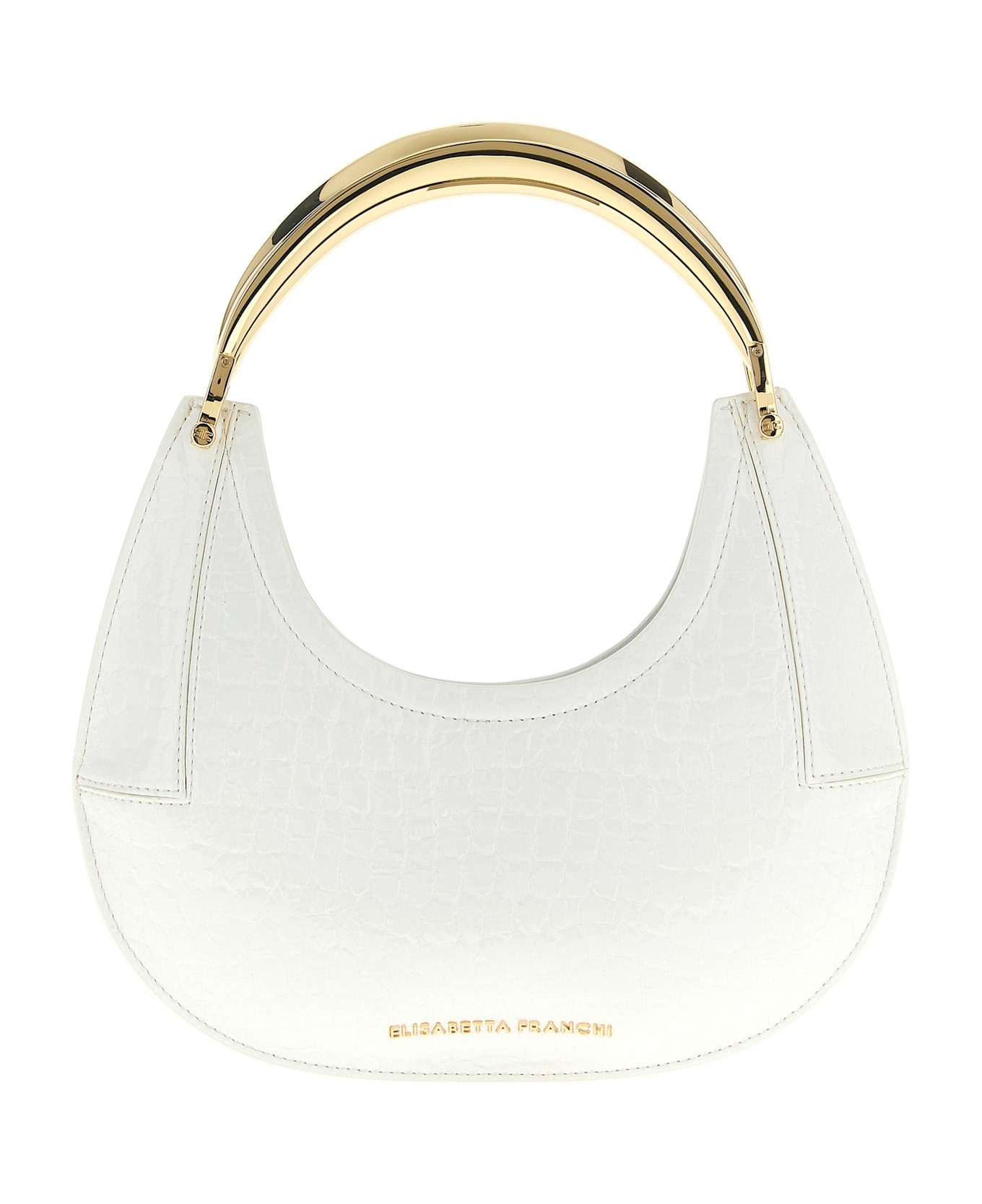 Elisabetta Franchi 'hobo' Small Shoulder Bag - White