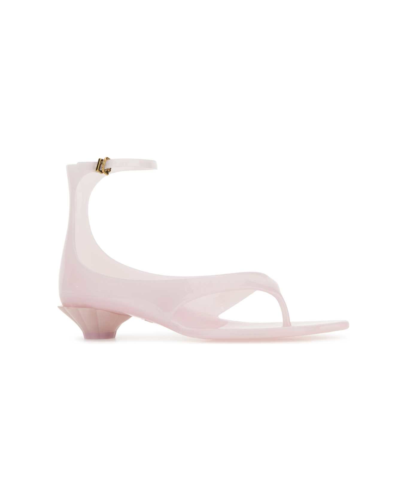 Chloé Pastel Pink Tpu Chloã© Jelly Thong Sandals - BLUSHPINK