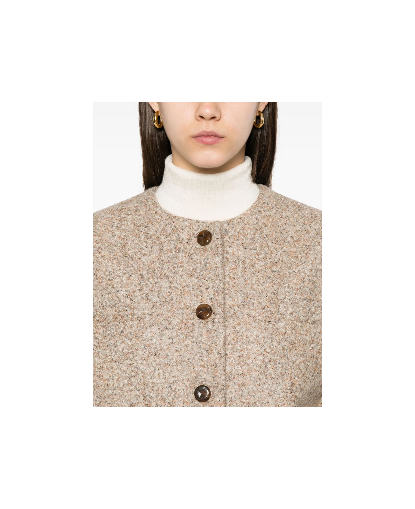 Blazé Milano Outerwear - NEUTRALS/BROWN