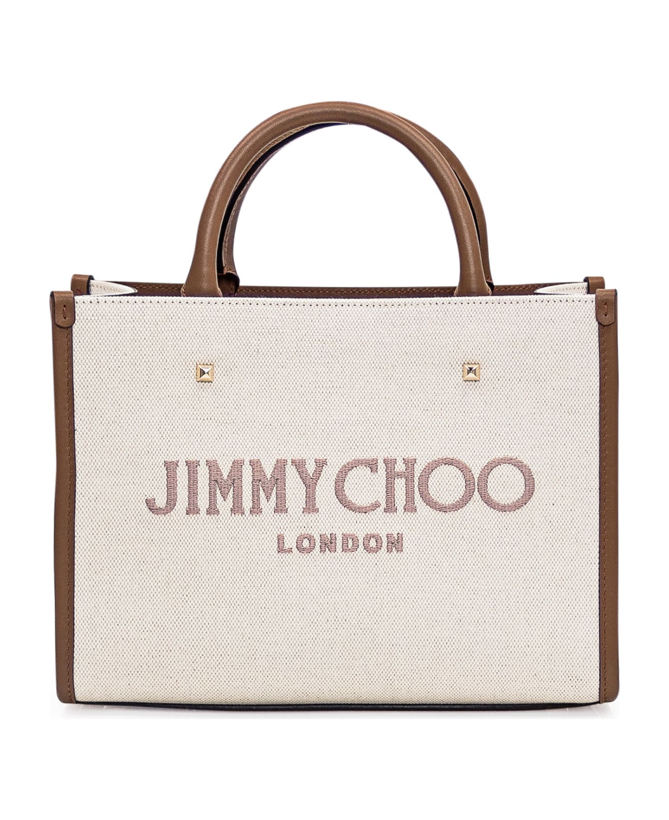 Jimmy Choo Tote Avenue S Bag - NATURAL/TAUPE/DARK TAN/LIGHT G トートバッグ