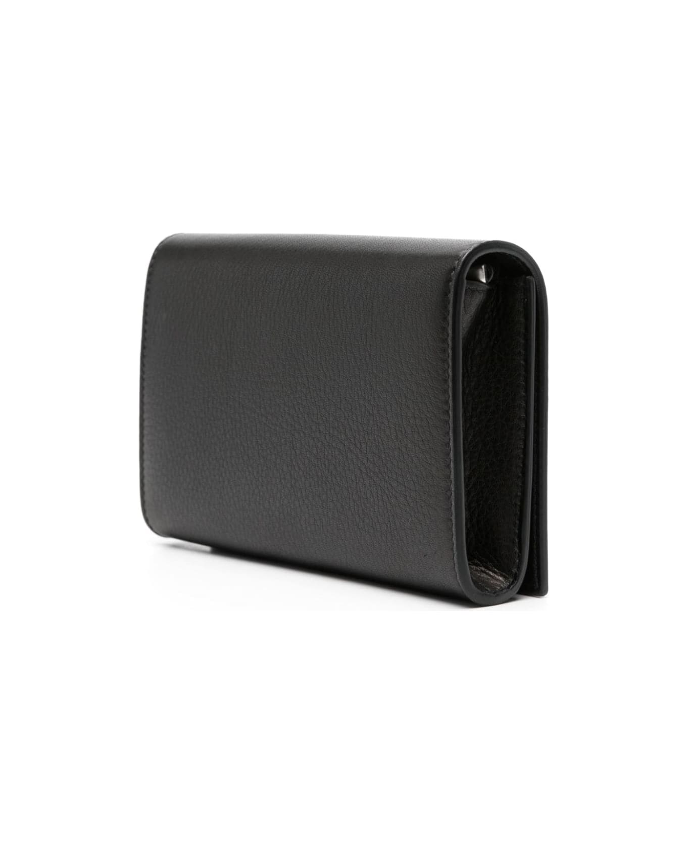 Rick Owens Griffin Leather Clutch Bag - Black