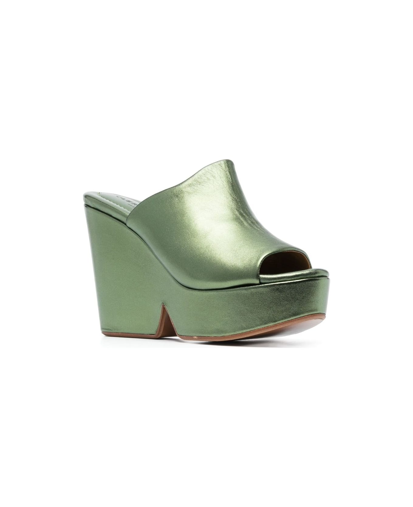 Clergerie Dolcy9 Sandals With Platform - Green サンダル